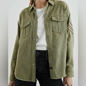 Rails Olive Green Utility Shirt Jacket
